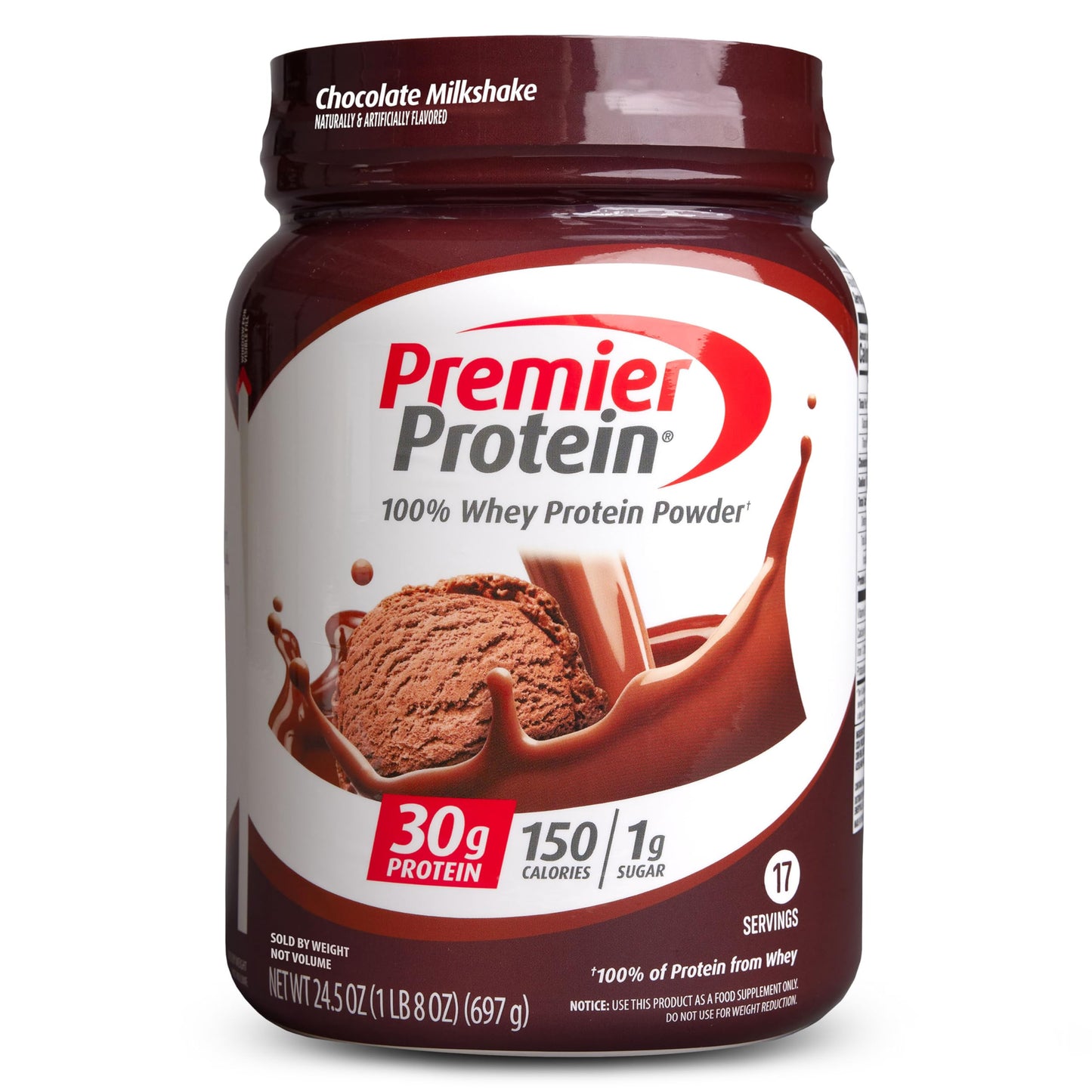 Premier Protein Vanilla Milkshake Powder - 30g Protein, Gluten Free, 29 Servings