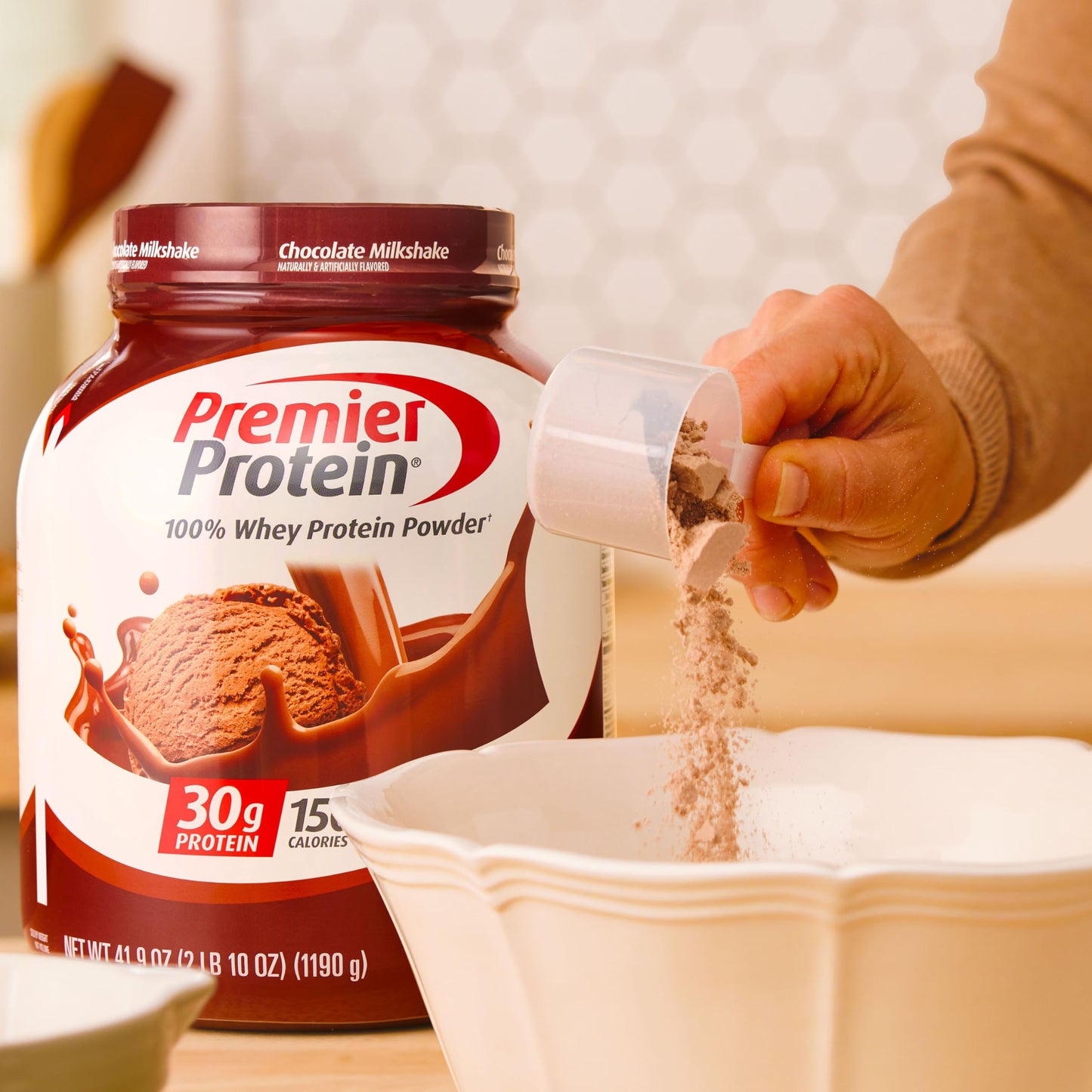 Premier Protein Vanilla Milkshake Powder - 30g Protein, Gluten Free, 29 Servings