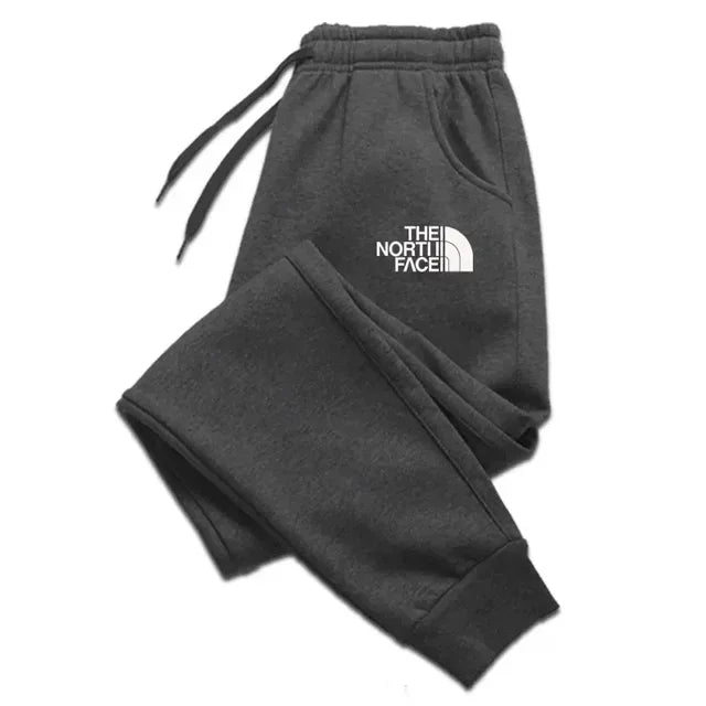 New men's sportswear pants for autumn and winter, outdoor thickened jogging pants, fashionable men's and women's casual pants