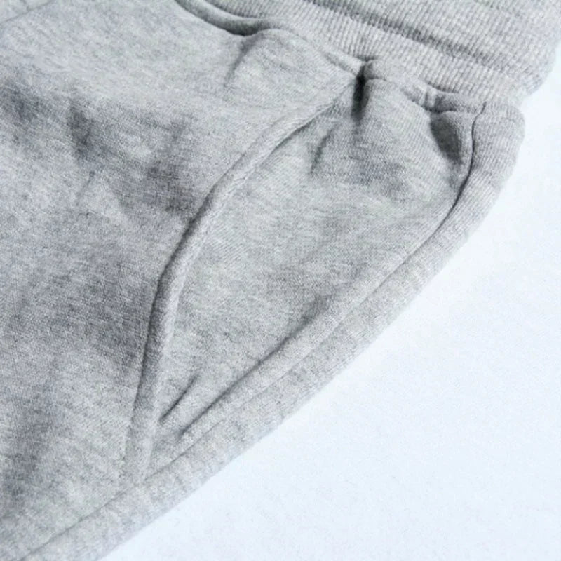 New men's sportswear pants for autumn and winter, outdoor thickened jogging pants, fashionable men's and women's casual pants