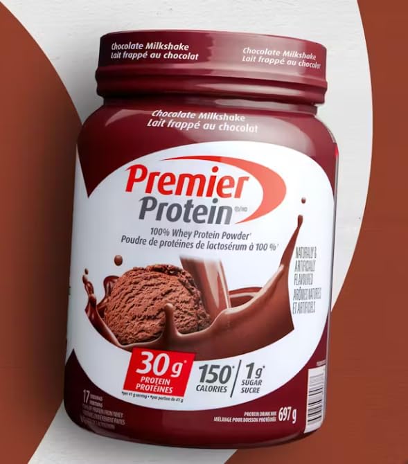 Premier Protein Vanilla Milkshake Powder - 30g Protein, Gluten Free, 29 Servings