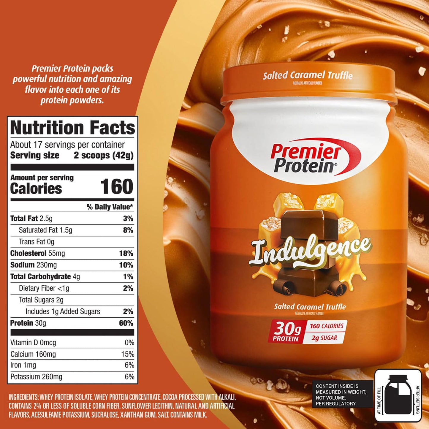 Premier Protein Vanilla Milkshake Powder - 30g Protein, Gluten Free, 29 Servings