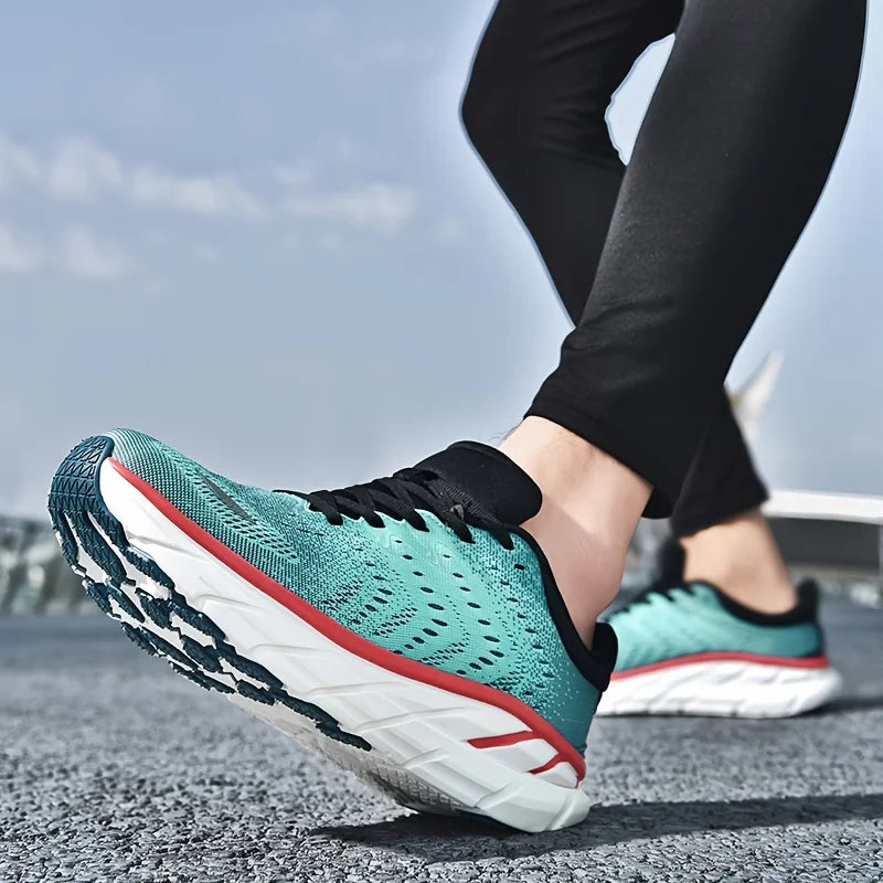 Men's Road Running Walking Shoes | Max Cushioned Comfort | Durable Non-Slip | Breathable Athletic Tennis Cross-Training Sneakers