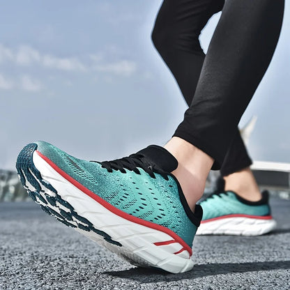 Men's Road Running Walking Shoes | Max Cushioned Comfort | Durable Non-Slip | Breathable Athletic Tennis Cross-Training Sneakers