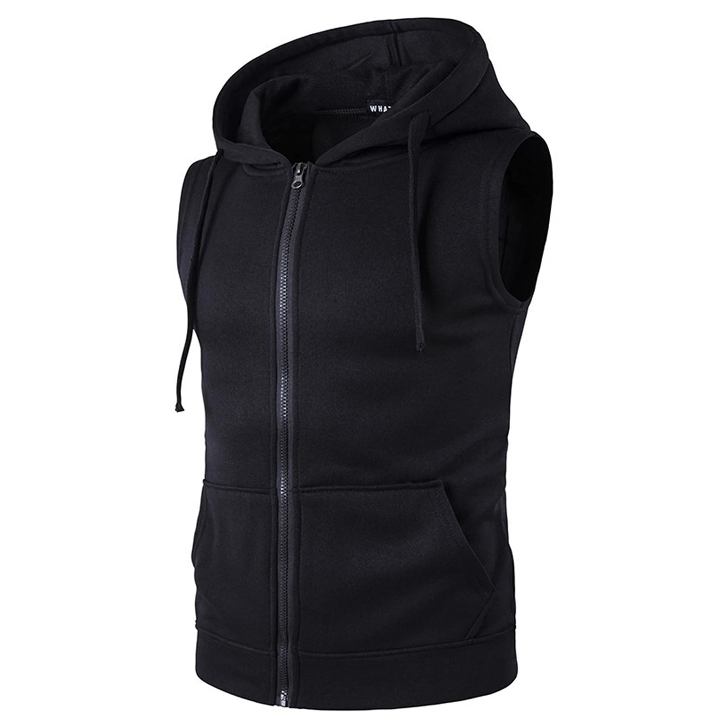 Men Casual Sport Tops Sleeveless Hooded Hoodie Sweatshirt Tank Top Sports Vest Workout Top for Athletics Running Jogging Cycling
