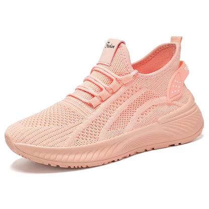 Womens Summer Running Shoes with Soft Cushioned Sole, Breathable Athletic Shoes Sport Tennis Sneakers for Gym, Training, Walking