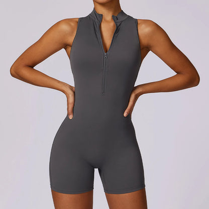 Sweat Suit Set Womens Jumpsuit Activewear Sets Women Gym Elastic Workout Outfit Women's One Pcs Yoga Suit Seamless Sports Set