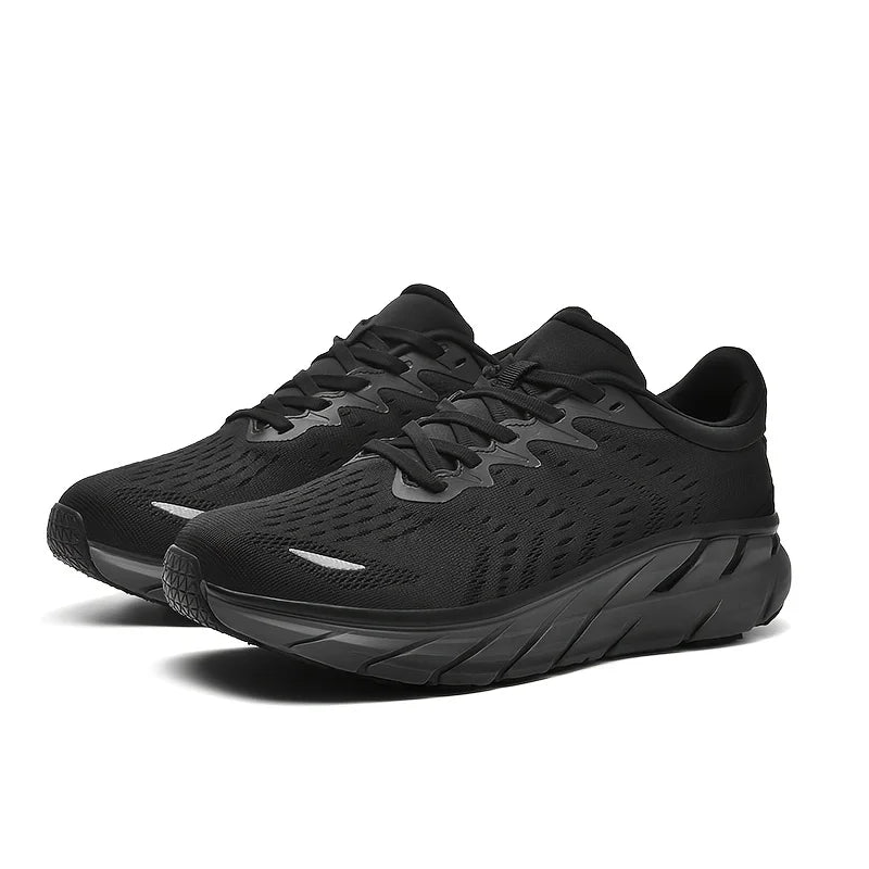 Men's Road Running Walking Shoes | Max Cushioned Comfort | Durable Non-Slip | Breathable Athletic Tennis Cross-Training Sneakers