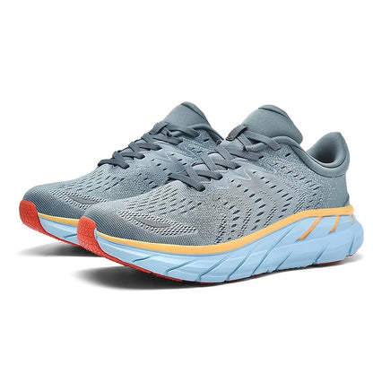 Men's Road Running Walking Shoes | Max Cushioned Comfort | Durable Non-Slip | Breathable Athletic Tennis Cross-Training Sneakers