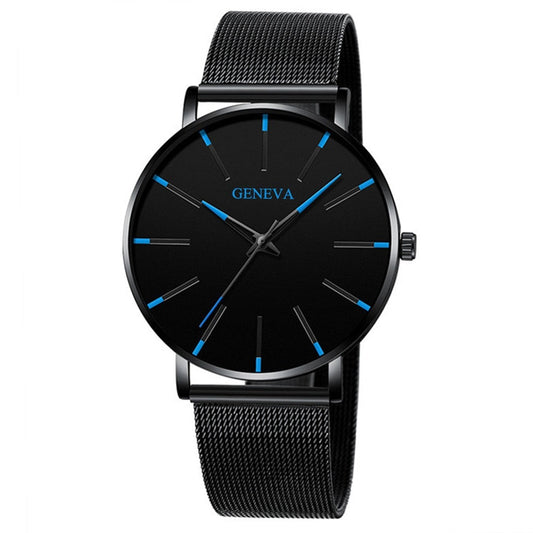 Men Luxury Watches Quartz Wrist Watch Man Sport Analog Wristwatch Stainless Steel Casual  Watch Simple Top Brand Clock