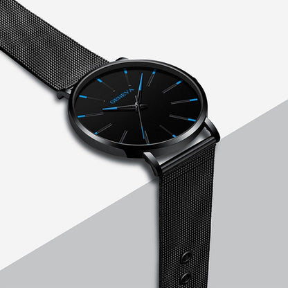 Men Luxury Watches Quartz Wrist Watch Man Sport Analog Wristwatch Stainless Steel Casual  Watch Simple Top Brand Clock