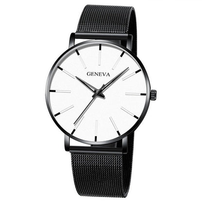 Men Luxury Watches Quartz Wrist Watch Man Sport Analog Wristwatch Stainless Steel Casual  Watch Simple Top Brand Clock